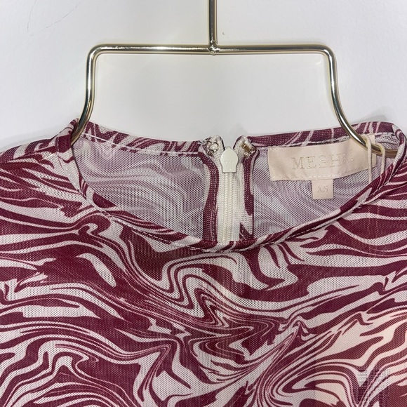 MESHKI / Bonnie Sleeve / Maxi Dress / X-Small / Wine Color / New With Tag 🏷️ - Picture 13 of 13